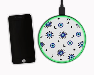 Evil Eye Wireless Phone Fast Charger Halo Quartz 