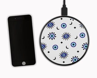 Evil Eye Wireless Phone Fast Charger Halo Quartz 