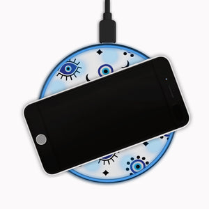 Evil Eye Wireless Phone Fast Charger Halo Quartz 