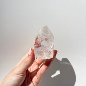 Clear Quartz Flame #2 Halo Quartz 