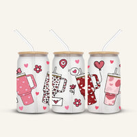 Multicolour Tumbler Glass Cup