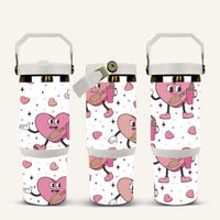 Tumbler & Heart Tumbler with Flip Straw