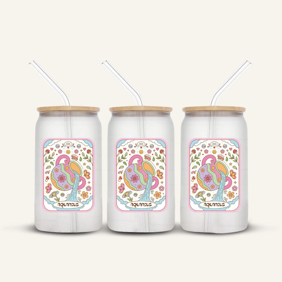 Aquarius Glass Cup