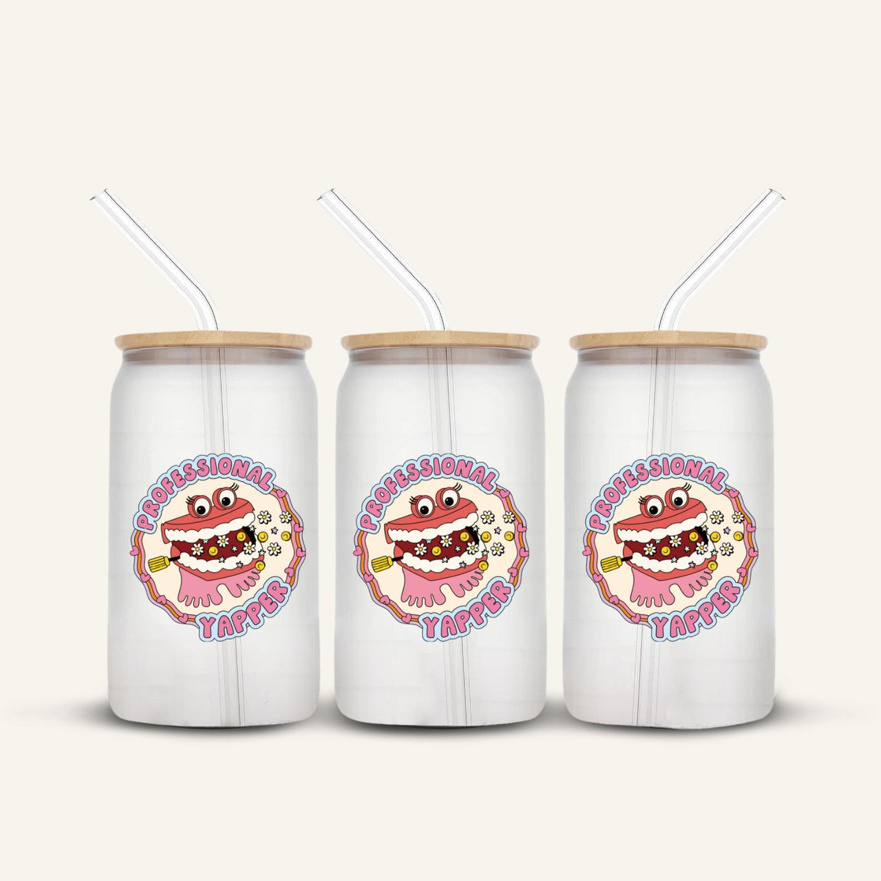 Professional Yapper Glass Cup