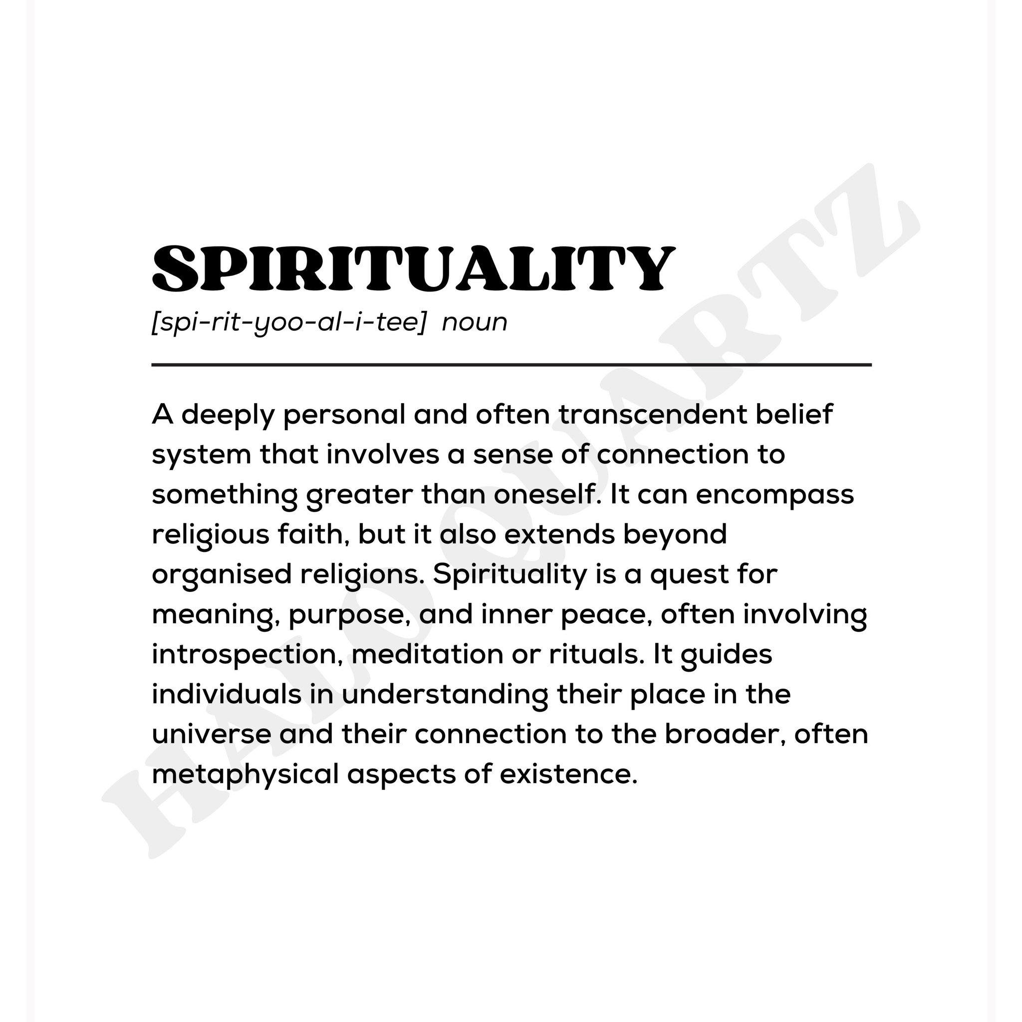 Spirituality Halo Quartz 