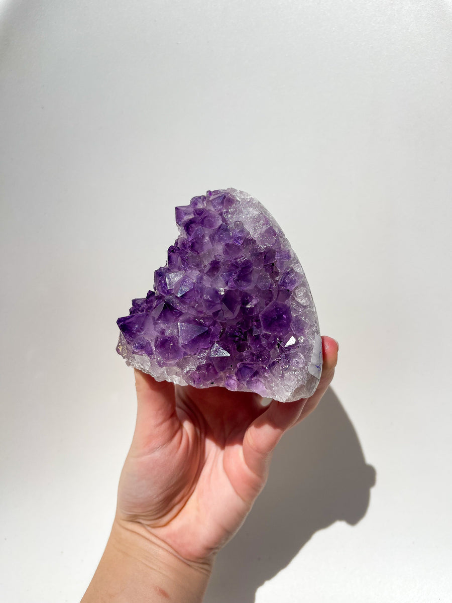 Amethyst Cluster #1 Halo Quartz 