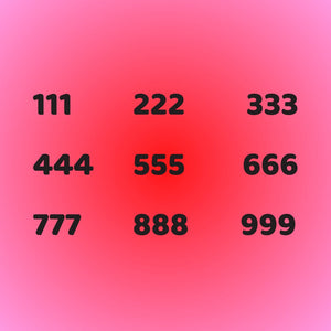 Assorted Angel Numbers Wireless Phone Fast Charger Halo Quartz Multicolour Background #3 111 