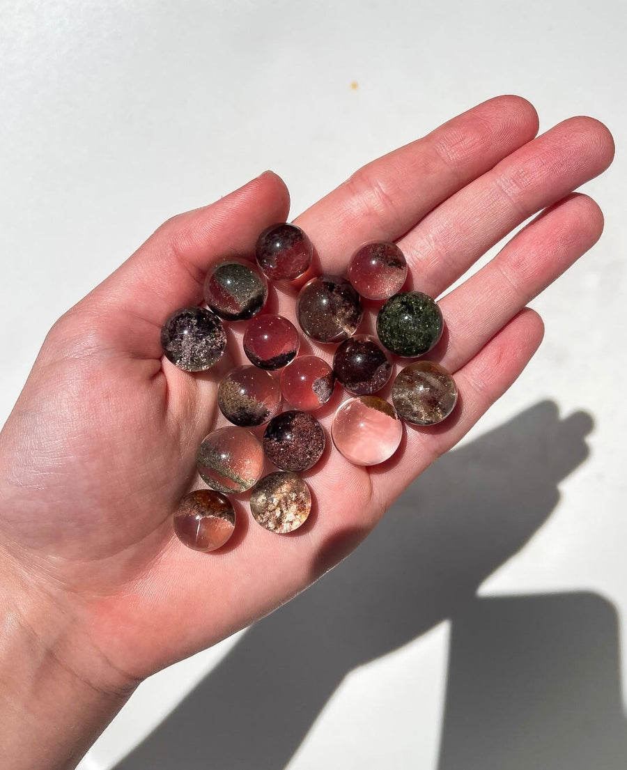 Garden Quartz Sphere Halo Quartz 