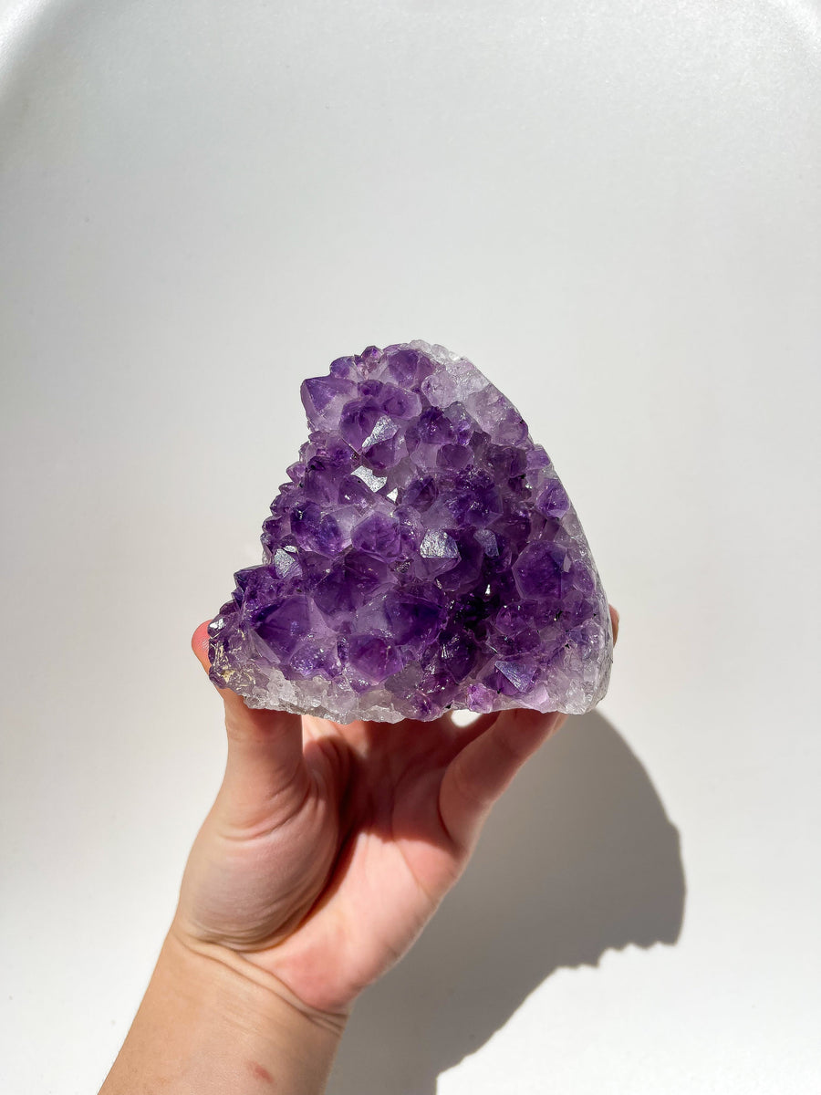 Amethyst Cluster #1 Halo Quartz 