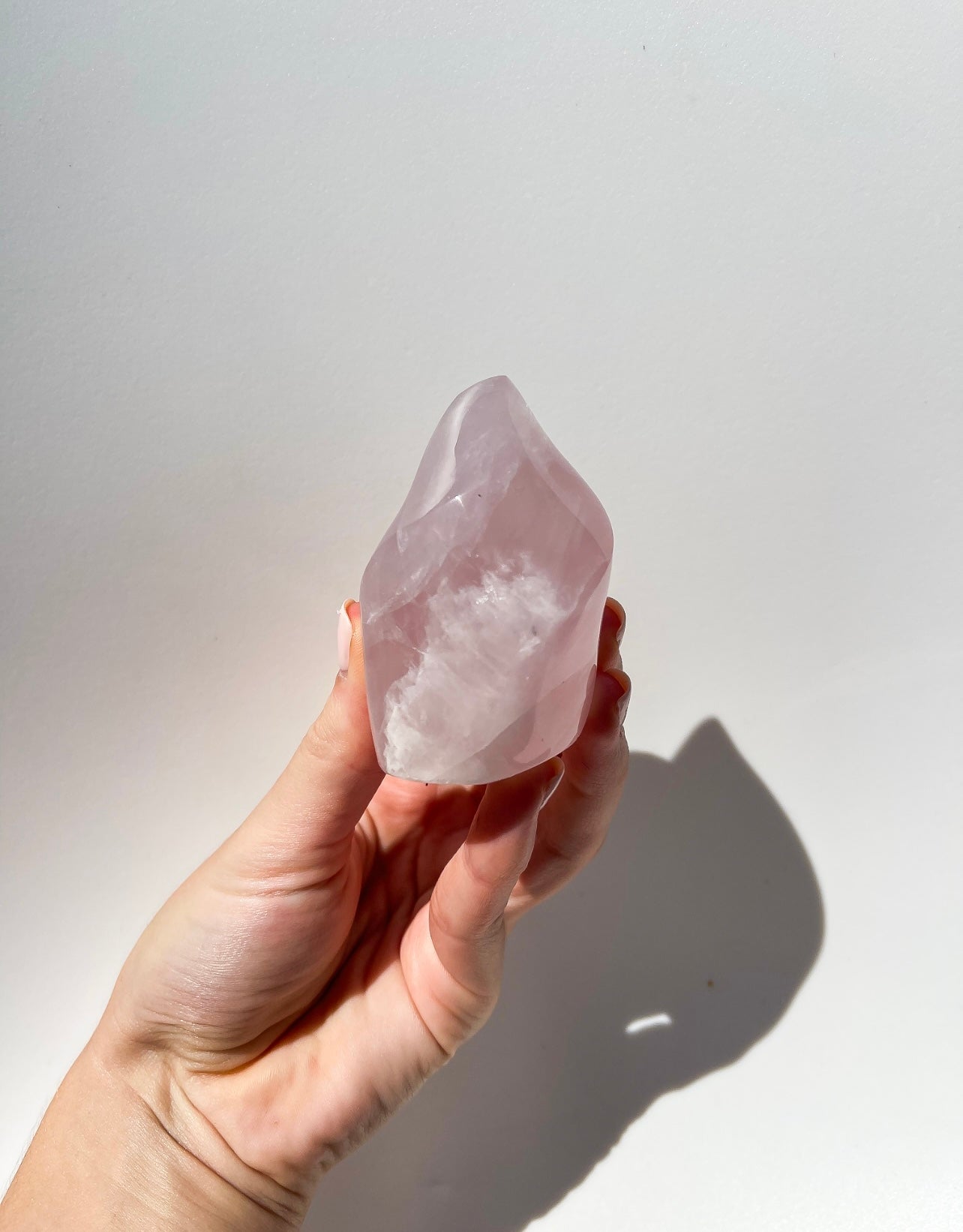 Rose Quartz Flame #2 Halo Quartz 