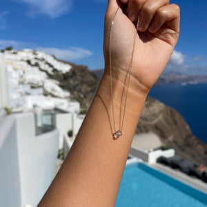 Santorini Necklace Halo Quartz 