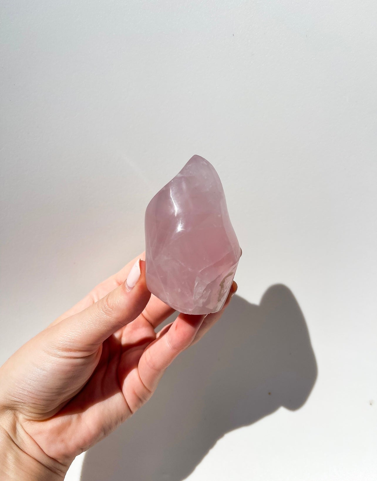 Rose Quartz Flame #2 Halo Quartz 