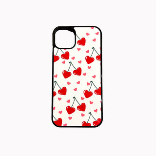 Cherry Hearts - Phone case Halo Quartz 