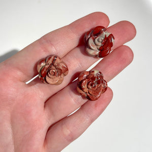 Red Jasper Rose Halo Quartz 