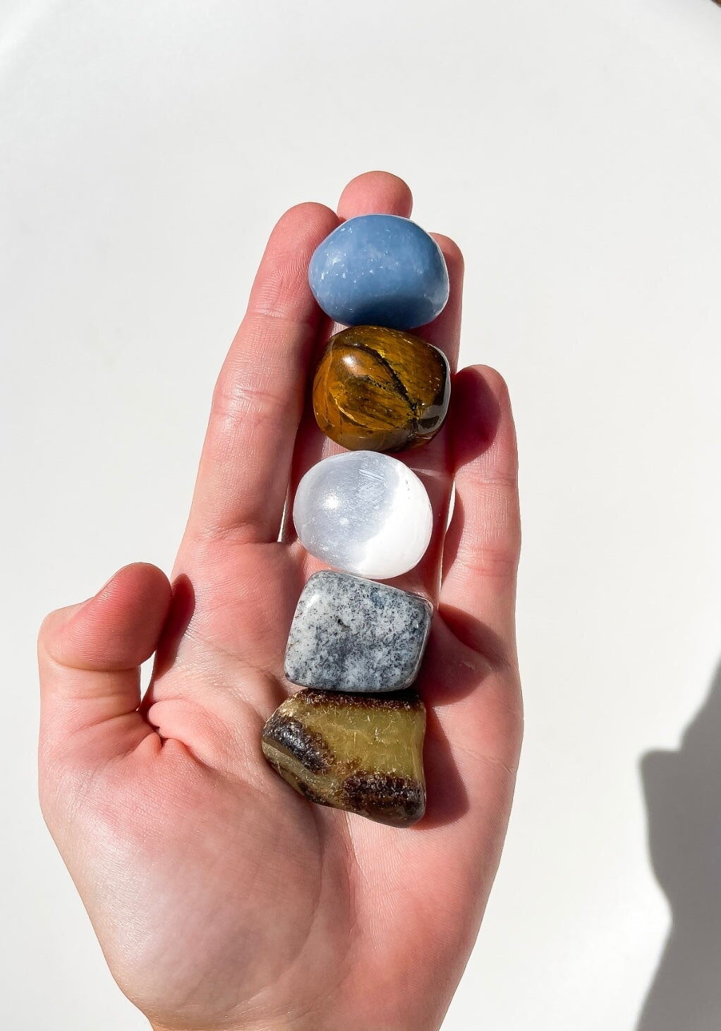 Taurus Tumbled Bundle Halo Quartz Tumbled Stone Kit 
