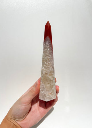 Carnelian Tower #1 Halo Quartz 