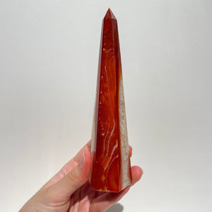 Carnelian Tower #1 Halo Quartz 