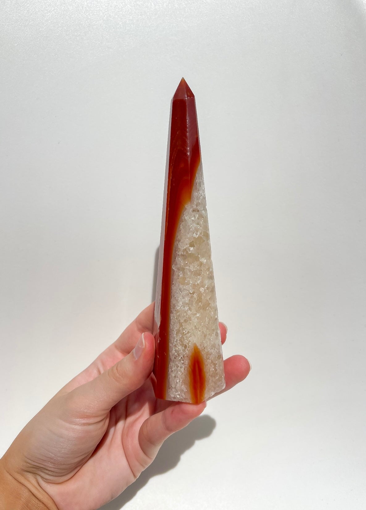 Carnelian Tower #1 Halo Quartz 