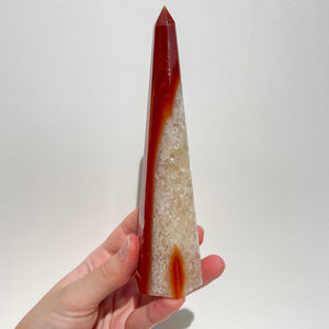 Carnelian Tower #1 Halo Quartz 