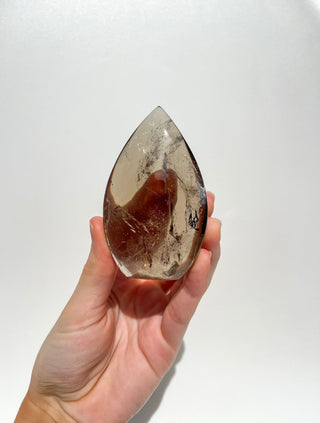 Smokey Quartz Teardrop #1 Halo Quartz 