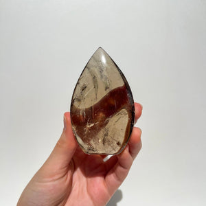 Smokey Quartz Teardrop #1 Halo Quartz 