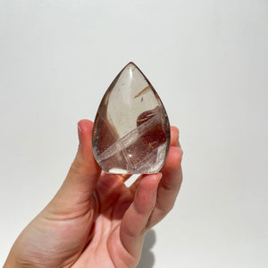 Smokey Quartz Teardrop #4 Halo Quartz 