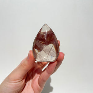 Smokey Quartz Teardrop #4 Halo Quartz 