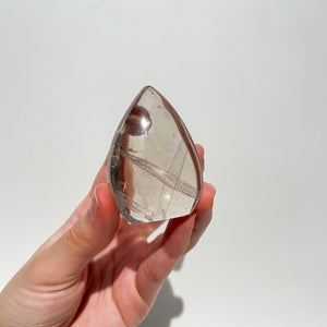 Smokey Quartz Teardrop #4 Halo Quartz 