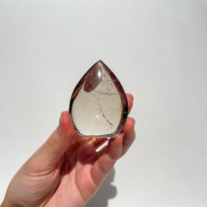 Smokey Quartz Teardrop #3 Halo Quartz 