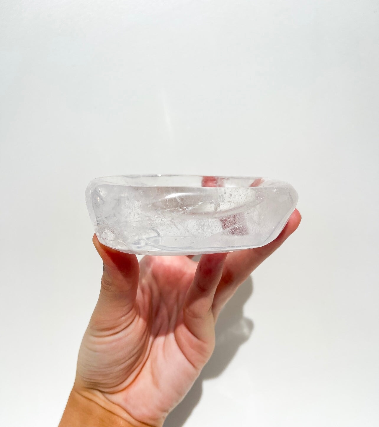 Clear Quartz Bowl #1 Halo Quartz 