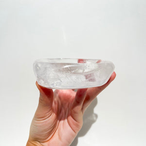 Clear Quartz Bowl #1 Halo Quartz 