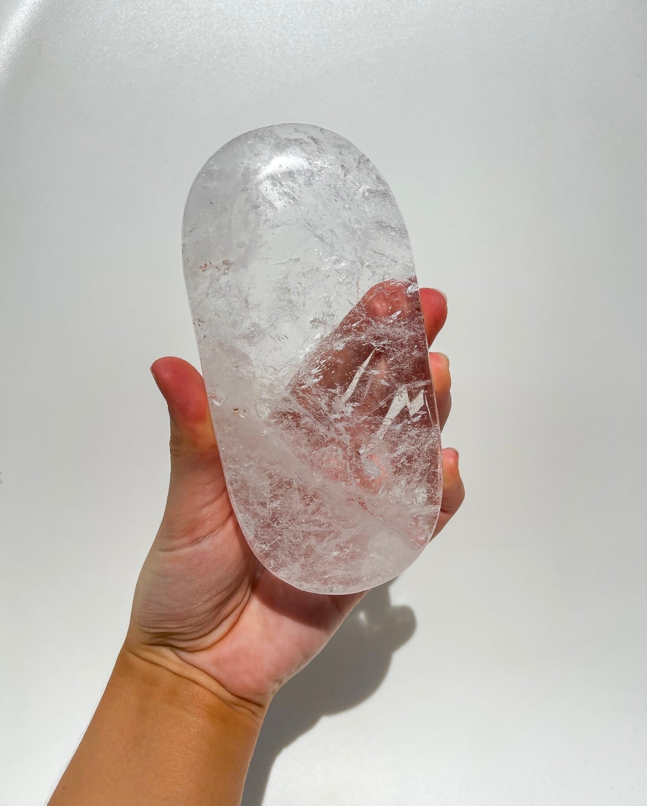 Clear Quartz Bowl/Plate #2 Halo Quartz 