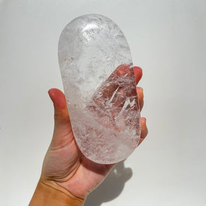 Clear Quartz Bowl/Plate #2 Halo Quartz 