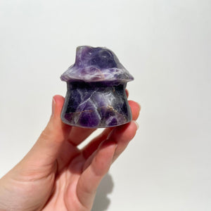 Amethyst Cottage/House Large #1 Halo Quartz 