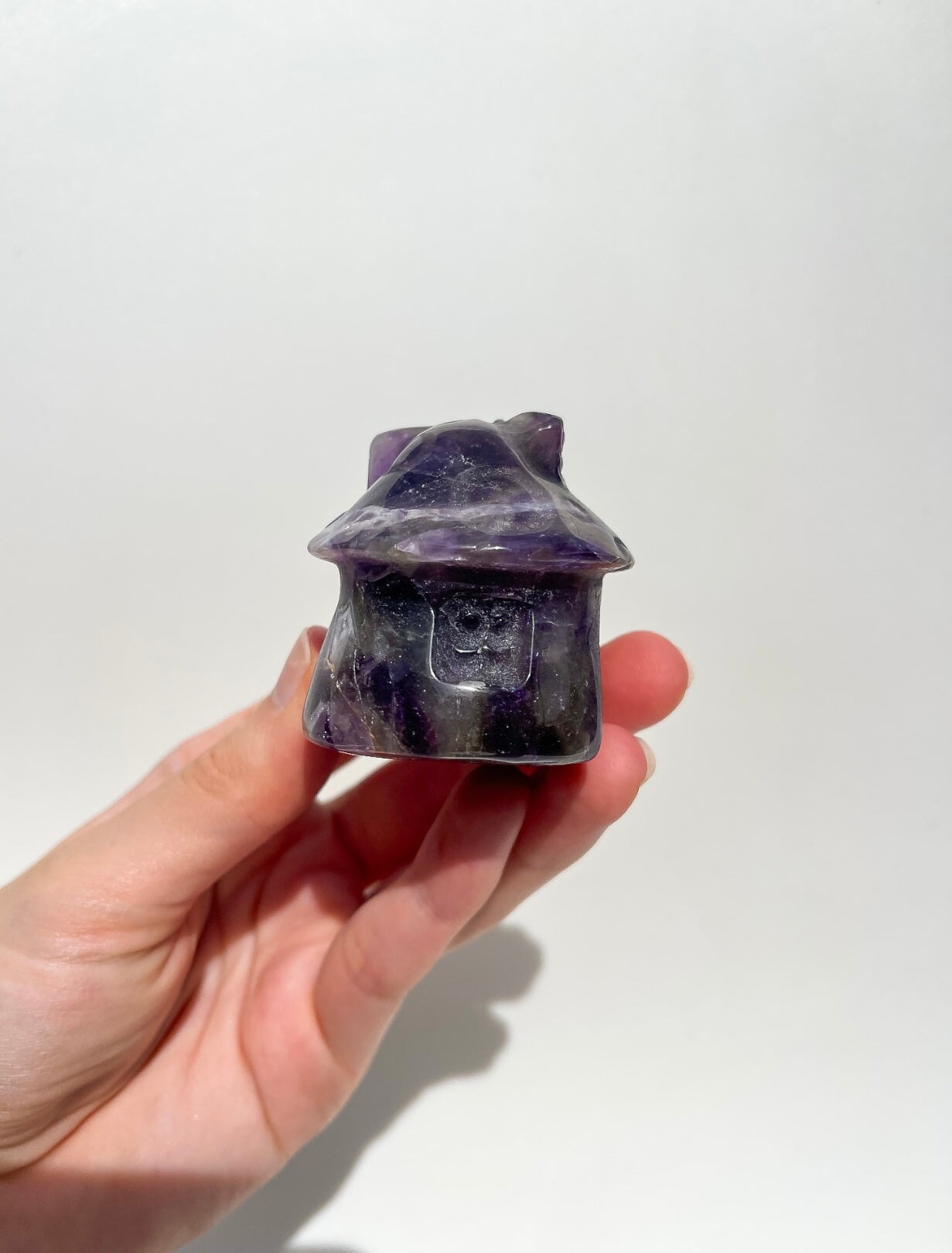 Amethyst Cottage/House Large #1 Halo Quartz 