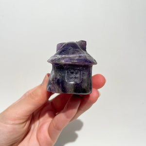 Amethyst Cottage/House Large #1 Halo Quartz 