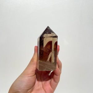 Smokey Quartz Tower #6 Halo Quartz 