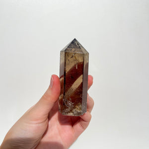 Smokey Quartz Tower #2 Halo Quartz 