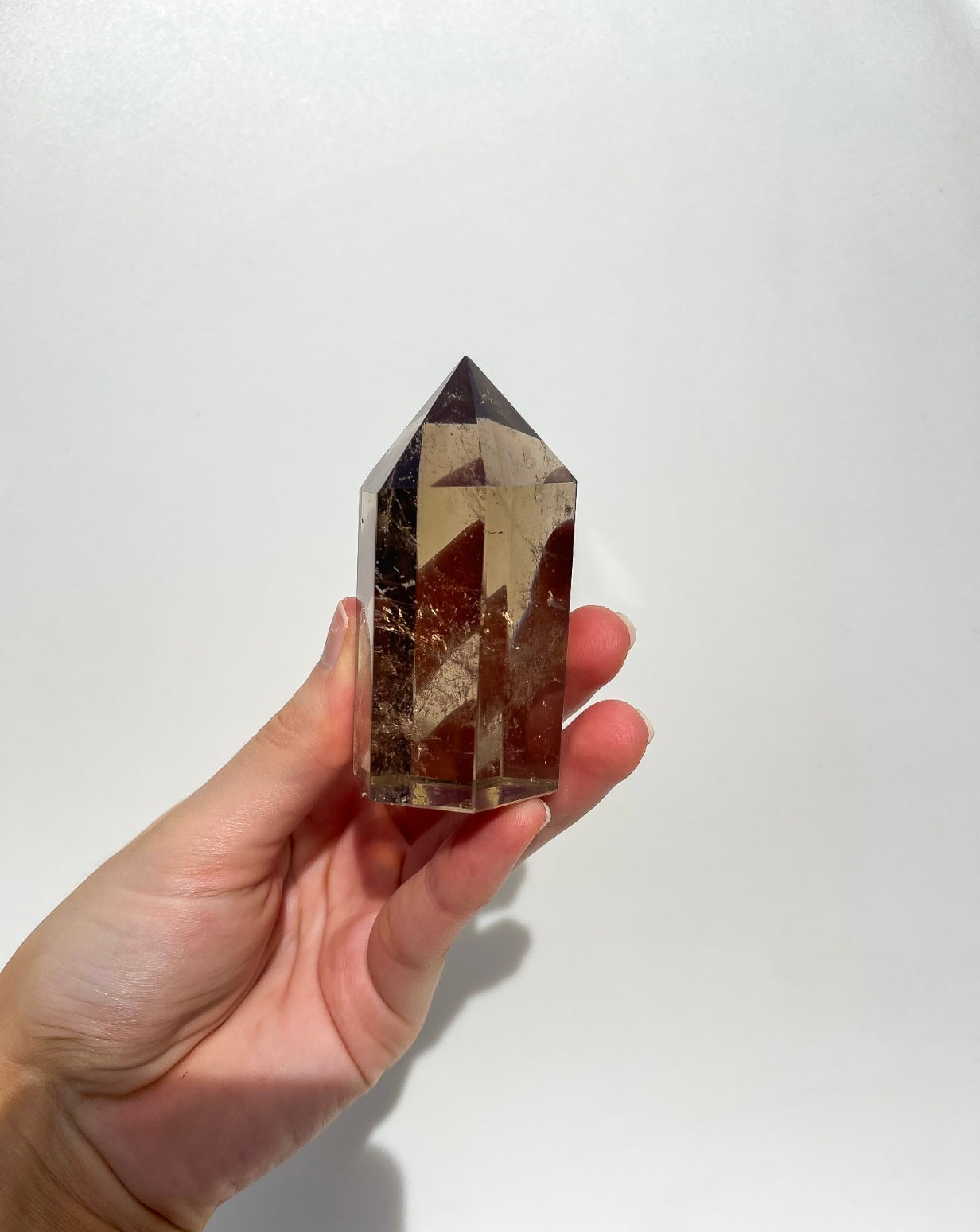 Smokey Quartz Tower #7 Halo Quartz 