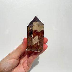 Smokey Quartz Tower #7 Halo Quartz 