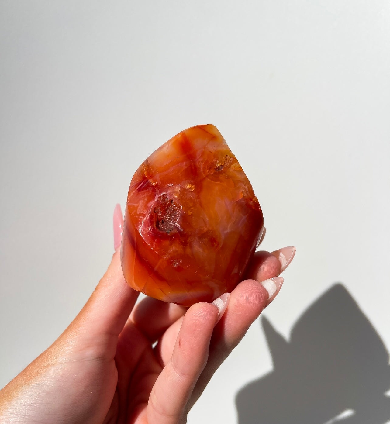 Carnelian Flame #5 Halo Quartz 