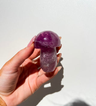 Fluorite Mushroom #1 Halo Quartz 