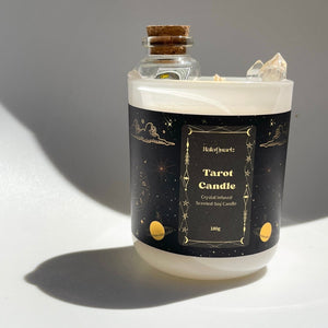 Tarot Candle Halo Quartz 