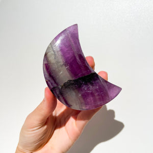 Fluorite Moon #1 Halo Quartz 