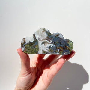 Moss Agate Cloud Halo Quartz 