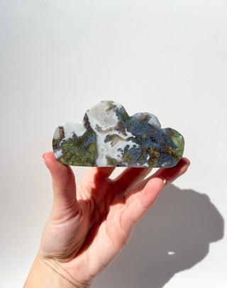 Moss Agate Cloud Halo Quartz 