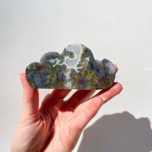 Moss Agate Cloud Halo Quartz 