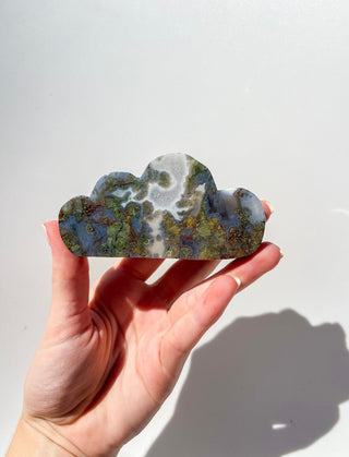 Moss Agate Cloud Halo Quartz 