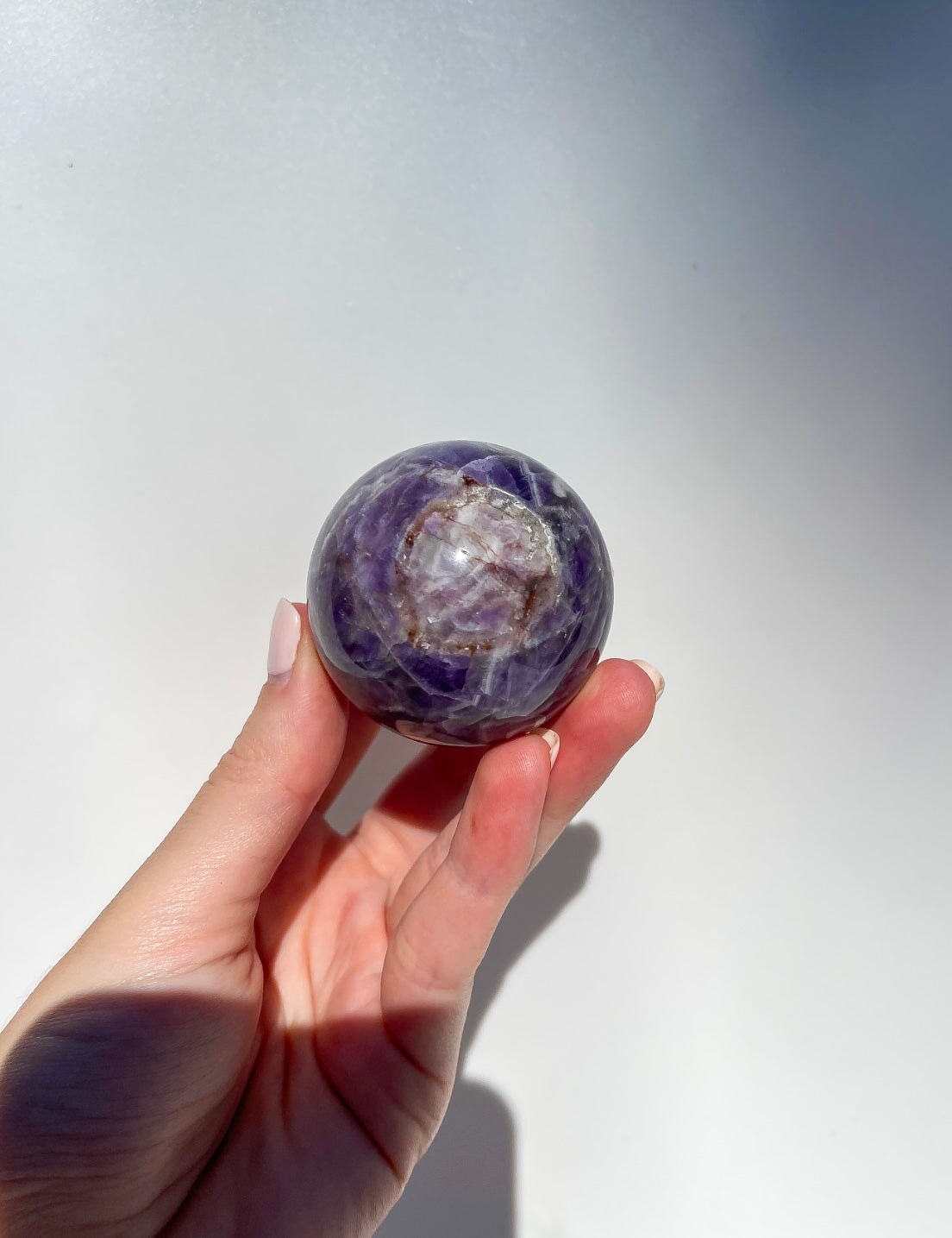 Amethyst Sphere Halo Quartz 