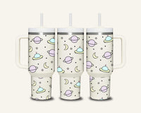 Planets Tumbler with Side Handle